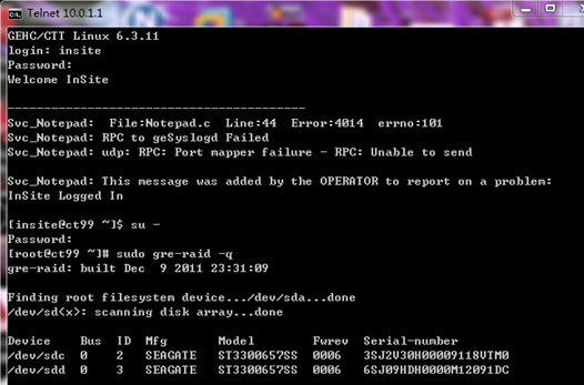 如何用telnet远程连接CT组建raw disk阵列 如何用telnet远程连接CT组建raw disk阵列
